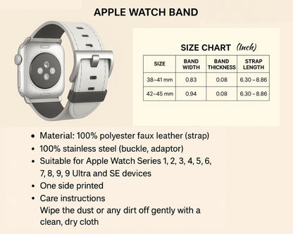 Santa Watch Band - Merry Christmas Gift - Apple Watch Replacement Strap